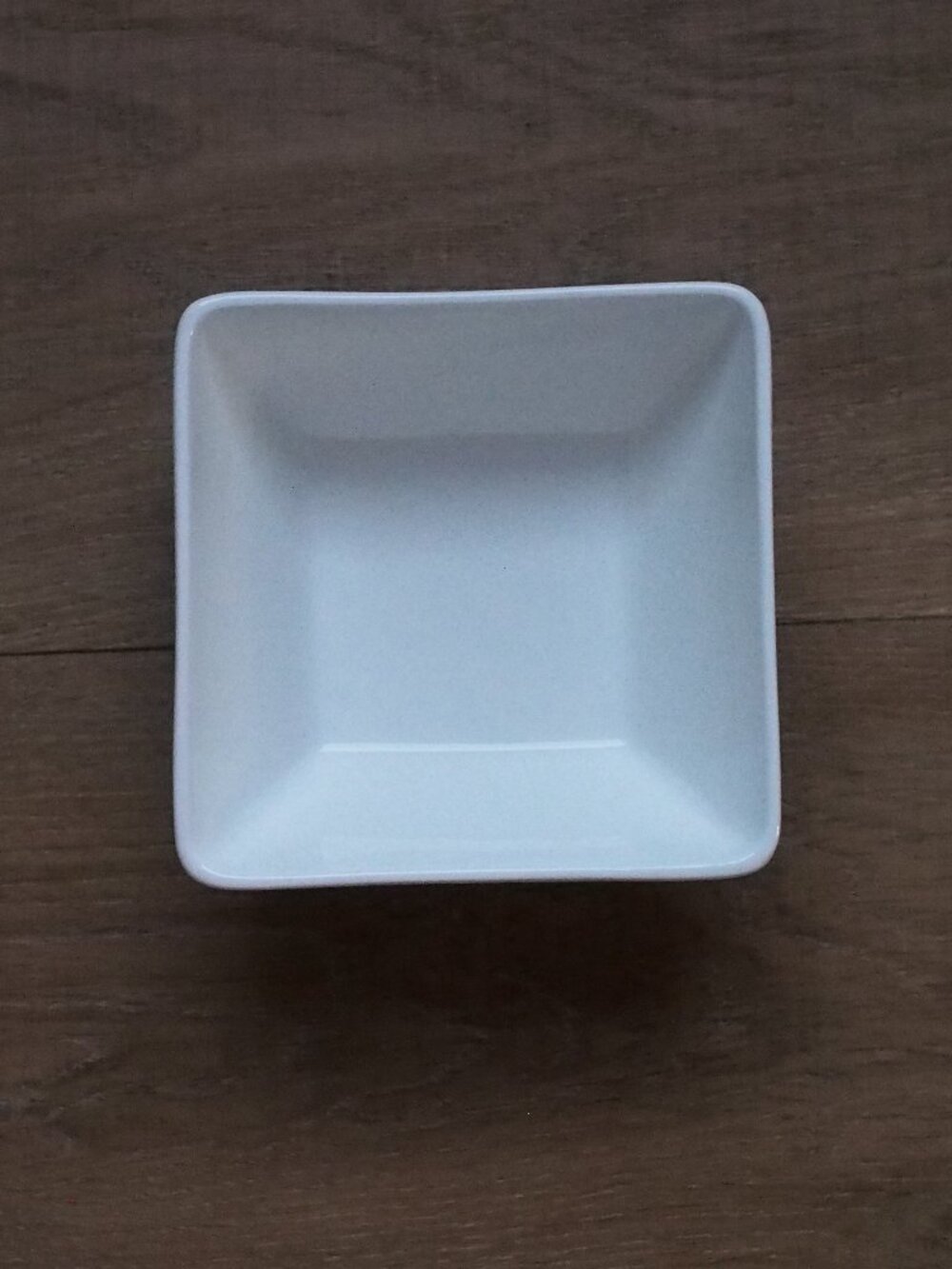 Palm | White Porcelain Square Bowl